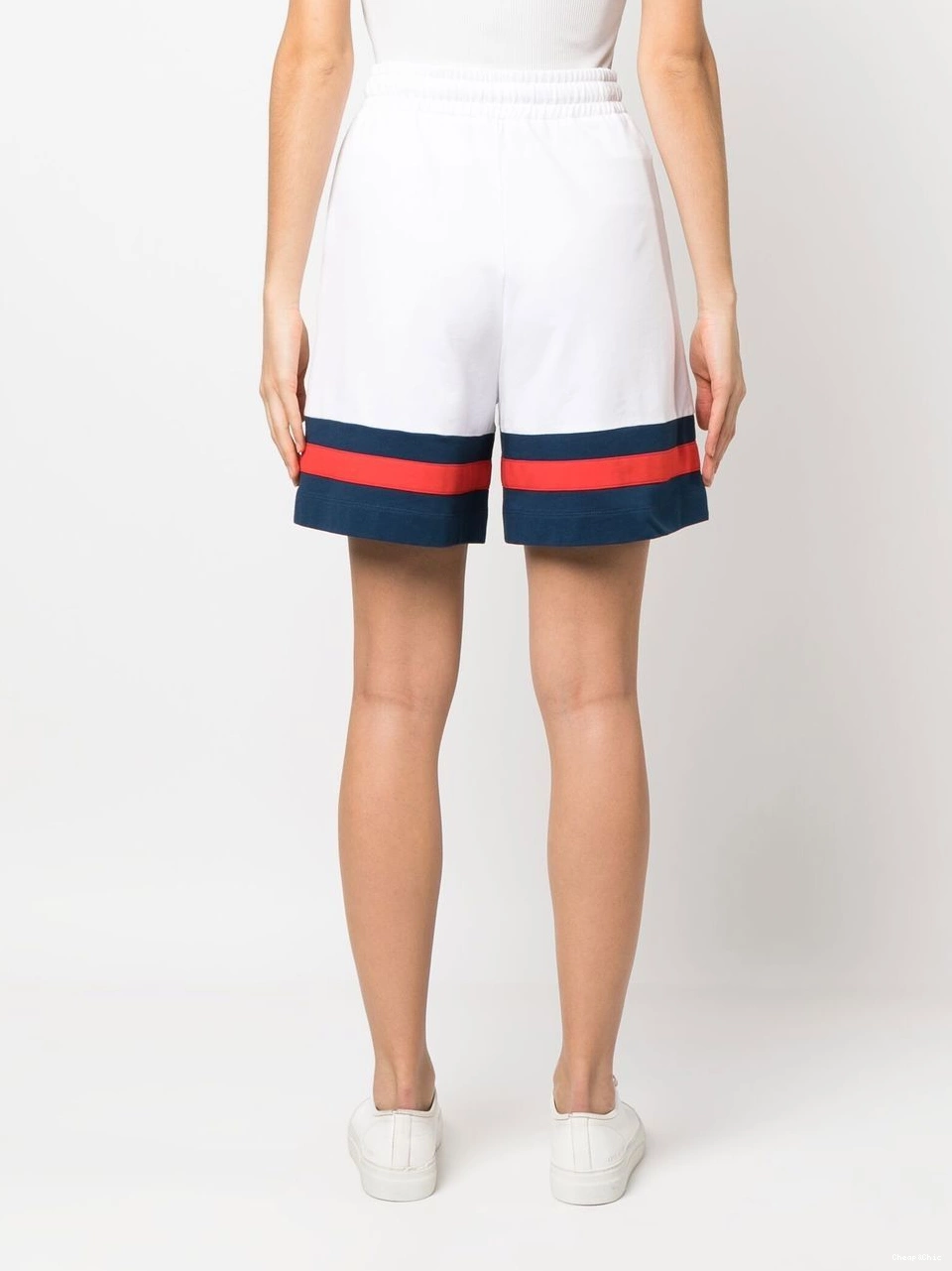 Affordable Women Moschino shorts Love stripe-detail 0423